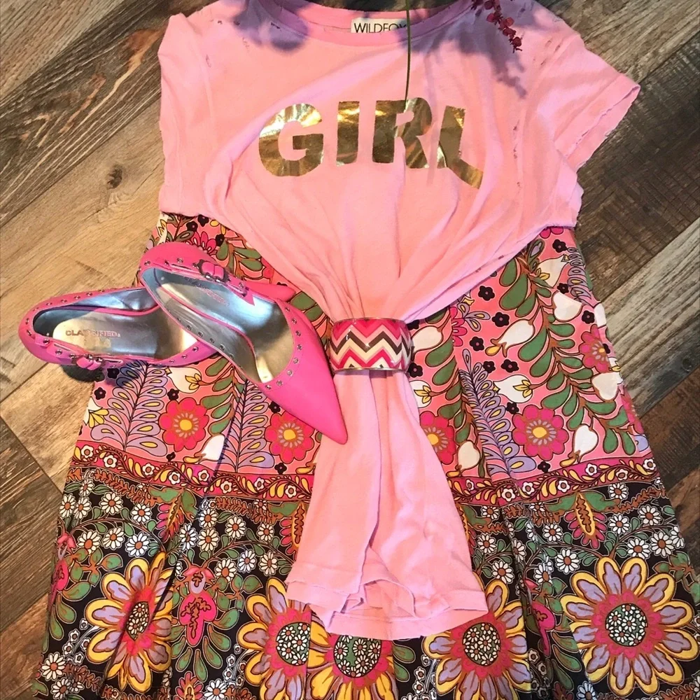 CAbi Ashbury Bright Floral Skirt💃 - Picture 4 of 8